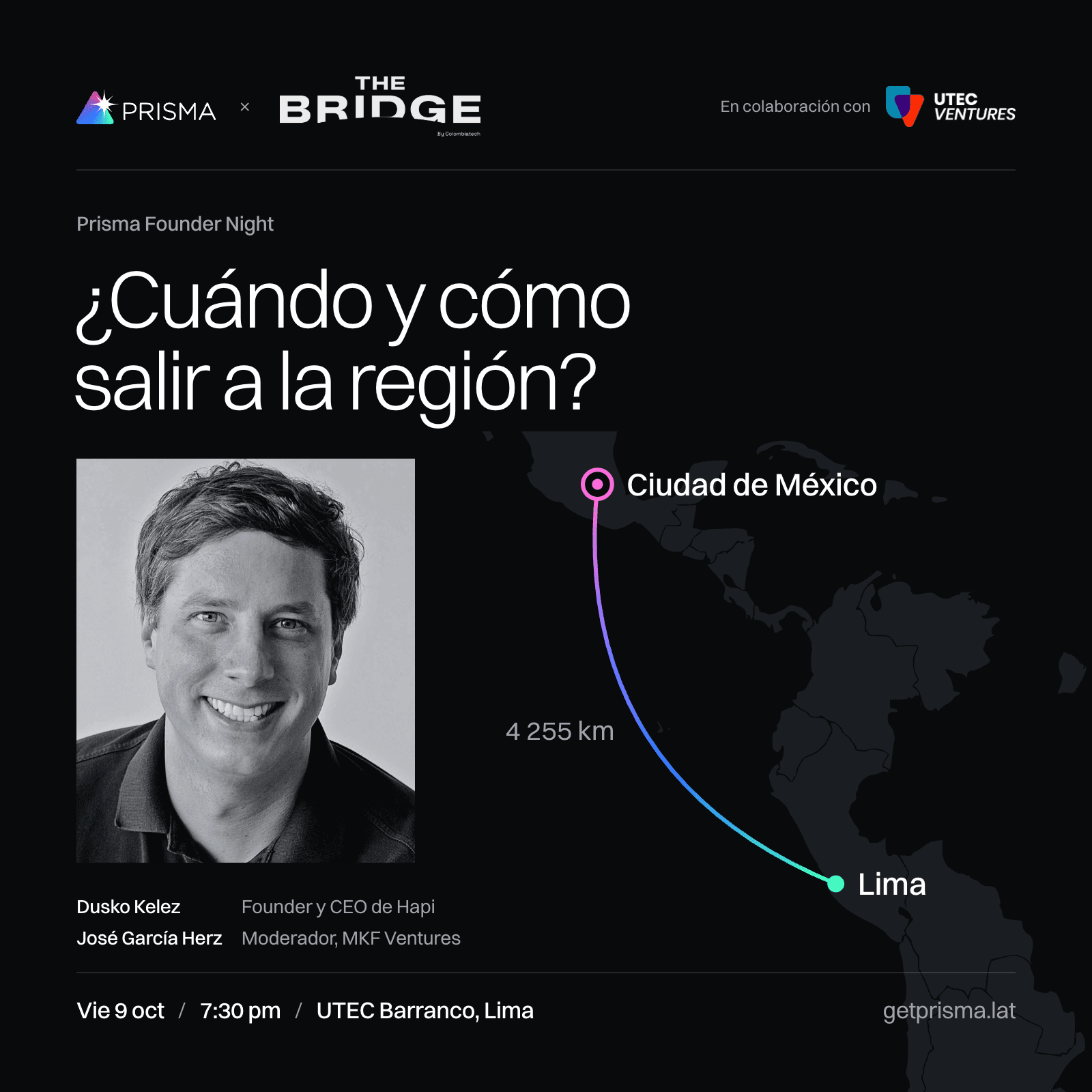 Founder Night Lima: Cuándo y cómo salir a la región